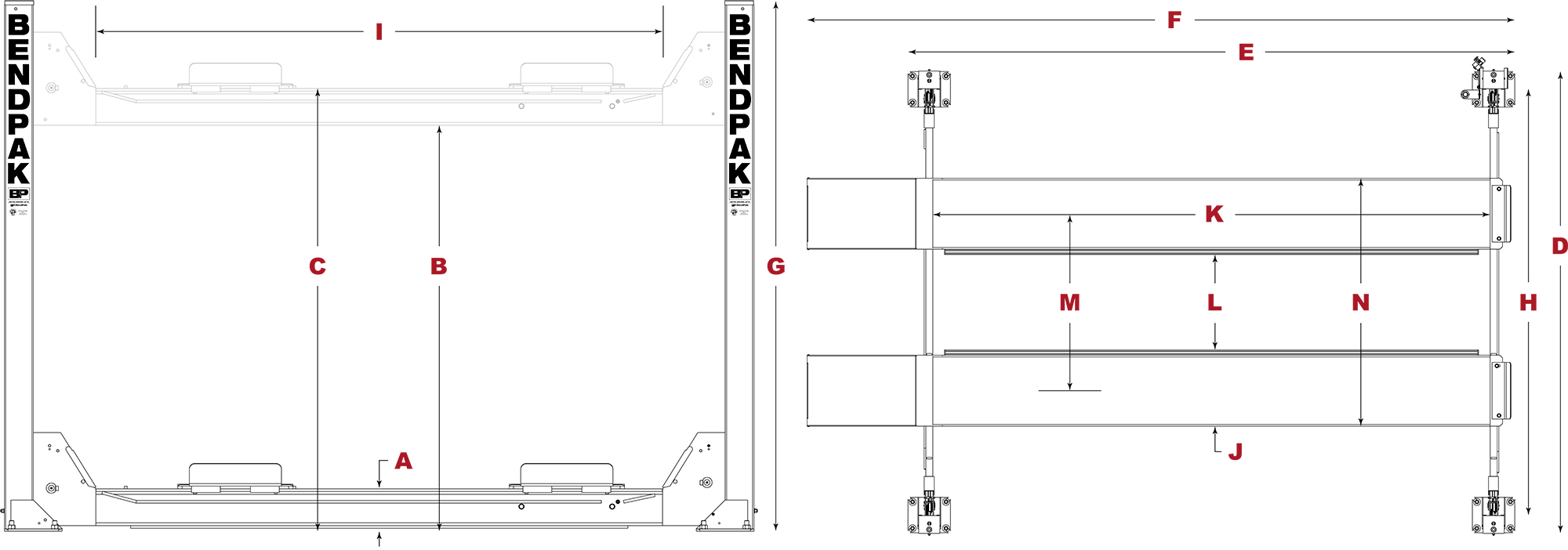 HD-14T specs diagram