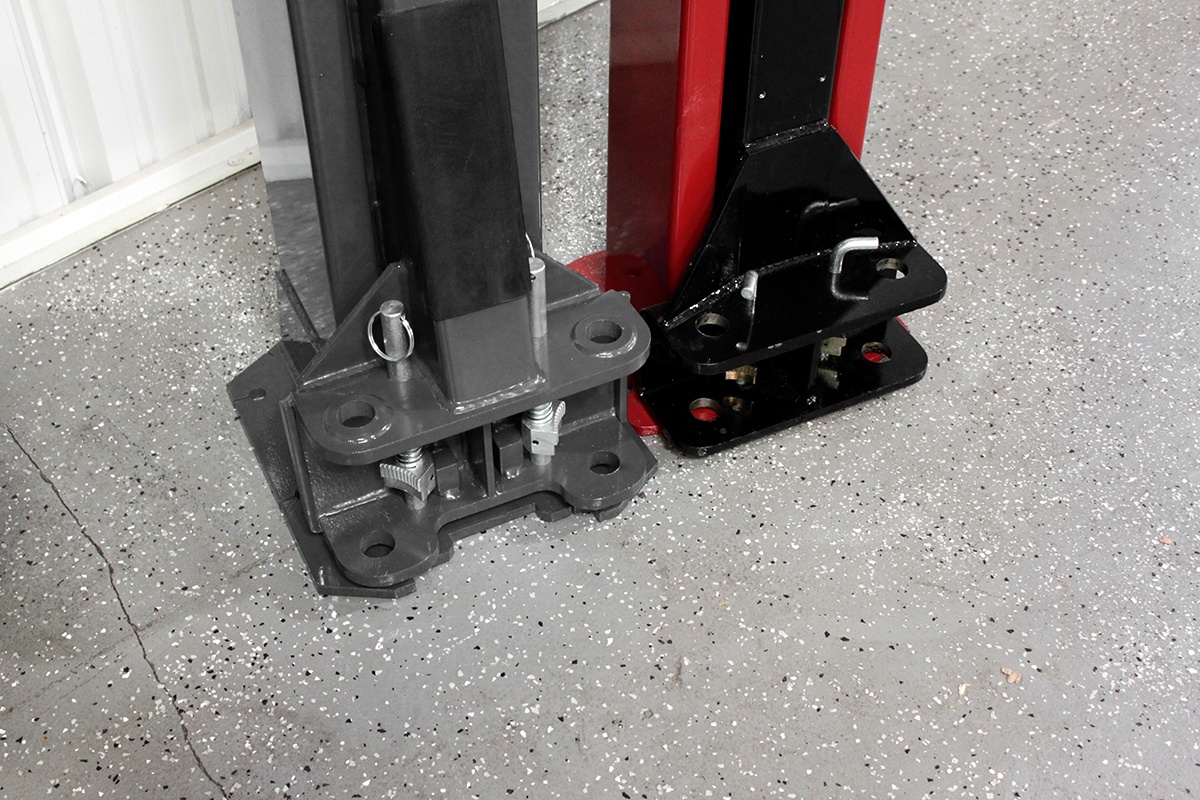 BendPak 2-Post lift Carriage Comparison Challenger E10 Lift