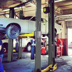 Super Tall Two Post Lift Auto Repair