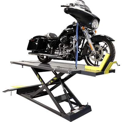 RML-1500XL Motorcycle Lift Platform with Front Wheel Vise / Deluxe Extended