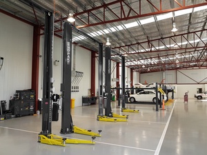 Car Dealership Repair Bay BendPak Lifts