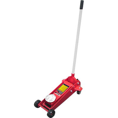 RFJ-3T 3-Ton (2.7-mt.) Floor Jack / Racing Style / Plunger-U-Joint