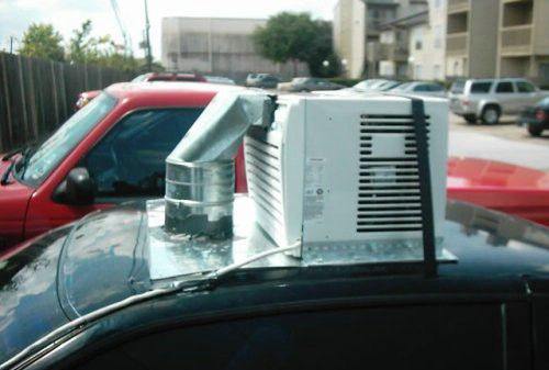 DIY Air Condition in Vehicle Funny