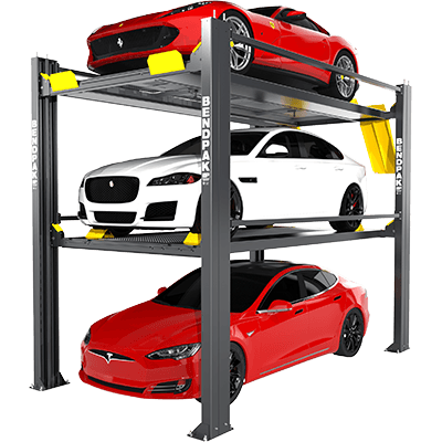 HD-973P 9,000 and 7,000 Lb. Capacity / Tri-Level Parking Lift / SPECIAL ORDER / PATENT PENDING
