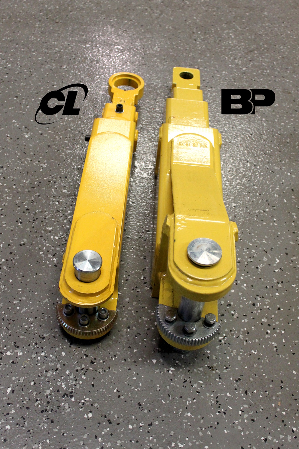 Lifting Arm Pin Two-Post lifts BendPak vs. Challenger