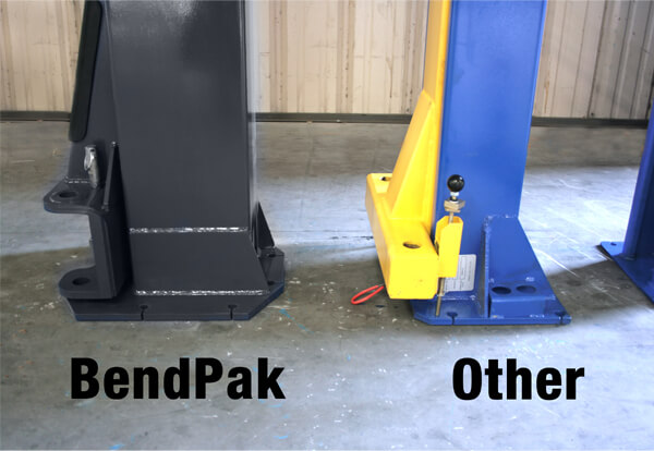 BendPak Car lift Side Bottom