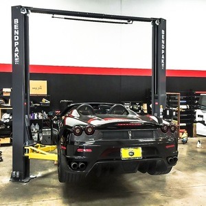 Black Ferrari BendPak Two Post Lift